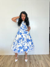 Load image into Gallery viewer, Textured front zipper midi MEDIUM Bloombellamoda 