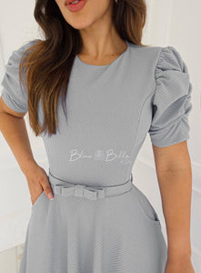 Textured midi dress Bloombellamoda 