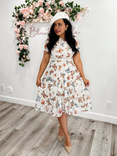 Load image into Gallery viewer, The Tiana dress (monarch print) Bloombellamoda 