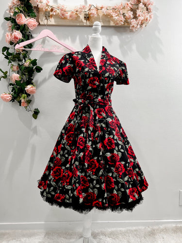 Vintage black rose Bloombellamoda 