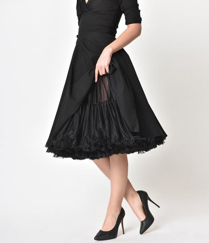 1950s Ruffled Petticoat Crinoline Dresses Bloombellamoda 