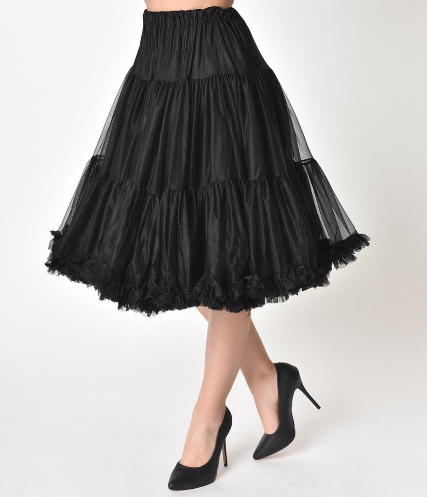 1950s Ruffled Petticoat Crinoline Dresses Bloombellamoda 