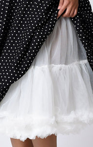 1950s Ruffled Petticoat Crinoline Dresses Bloombellamoda 