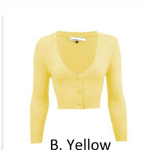 Cargar imagen en el visor de la galería, Crop cardigan Dresses Bloombellamoda 