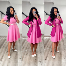 Load image into Gallery viewer, Darling bubble gum MED/XL Dresses Bloombellamoda 