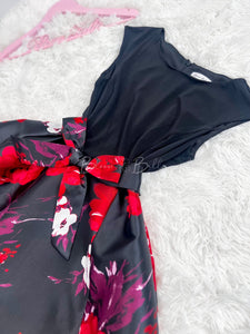 Fancy asymmetrical midi dress MED/XL Bloombellamoda 