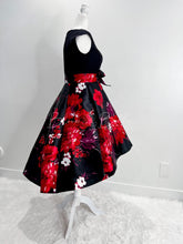 Load image into Gallery viewer, Fancy asymmetrical midi dress SMALL/MEDIUM Bloombellamoda 