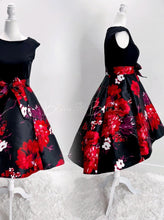 Load image into Gallery viewer, Fancy asymmetrical midi dress SMALL/MEDIUM Bloombellamoda 