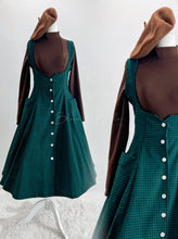Load image into Gallery viewer, Jumper skirt emerald Bloombellamoda 
