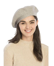 Cargar imagen en el visor de la galería, Knitted beret PRE ORDER Accessories Bloombellamoda Grey 