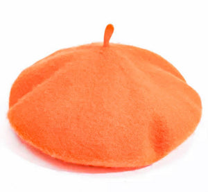 Le amore beret PRE ORDER Accessories Bloombellamoda Orange 