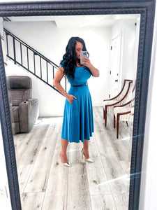 Paola TEAL Dresses Bloombellamoda 