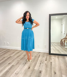Paola TEAL Dresses Bloombellamoda 