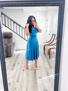 Paola TEAL Dresses Bloombellamoda 