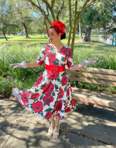 Red rose EXCLUSIVE Dresses Bloombellamoda 