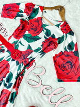 Load image into Gallery viewer, Red rose EXCLUSIVE Dresses Bloombellamoda 