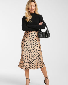 Satin midi (zebra/cheetah) Bloombellamoda 